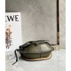 Loewe Small Gate Bag In Green Calfskin and Jacquard