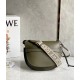 Loewe Small Gate Bag In Green Calfskin and Jacquard