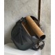 Loewe Small Gate Bag In Black Calfskin and Jacquard