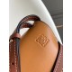 Loewe Small Gate Bag In Amber/Grey Soft Calfskin