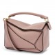 Loewe Puzzle Mini Bag In Dark Blush Grained Calfskin