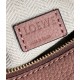 Loewe Puzzle Mini Bag In Dark Blush Grained Calfskin