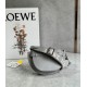 Loewe Gate Dual Mini Bag In Grey Calfskin