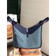 Loewe Medium Hammock Bag In Navy/Blue Calfskin