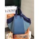 Loewe Medium Hammock Bag In Navy/Blue Calfskin