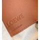 Loewe Medium Hammock Bag In Pink/Milk/Tan Calfskin