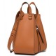 Loewe Medium Hammock Bag In Tan Calfskin