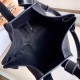 Loewe Medium Hammock Bag In Black Leather