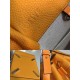 Loewe Medium Hammock Drawstring Bag In Yellow Leather