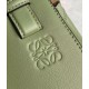 Loewe Hammock Nugget Bag In Avocado Green Calfskin