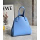 Loewe Hammock Nugget Bag In Celestine Blue Calfskin