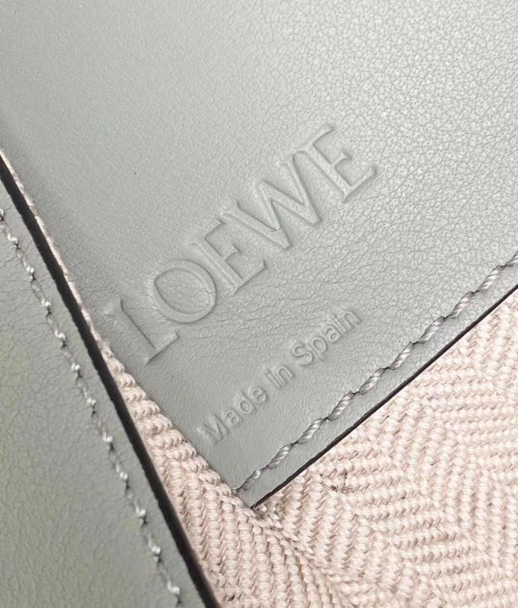 Loewe Small Hammock Multicolour Bag In Grey Calfskin