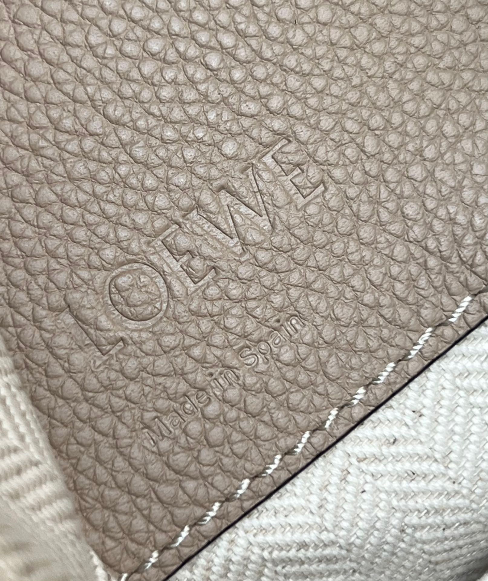 Loewe Compact Hammock Bag in Sand Grained Calfskin