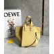 Loewe Compact Hammock Bag in Dark Butter Grained Calfskin