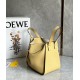 Loewe Compact Hammock Bag in Dark Butter Grained Calfskin