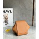 Loewe Compact Hammock Bag in Light Caramel Grained Calfskin