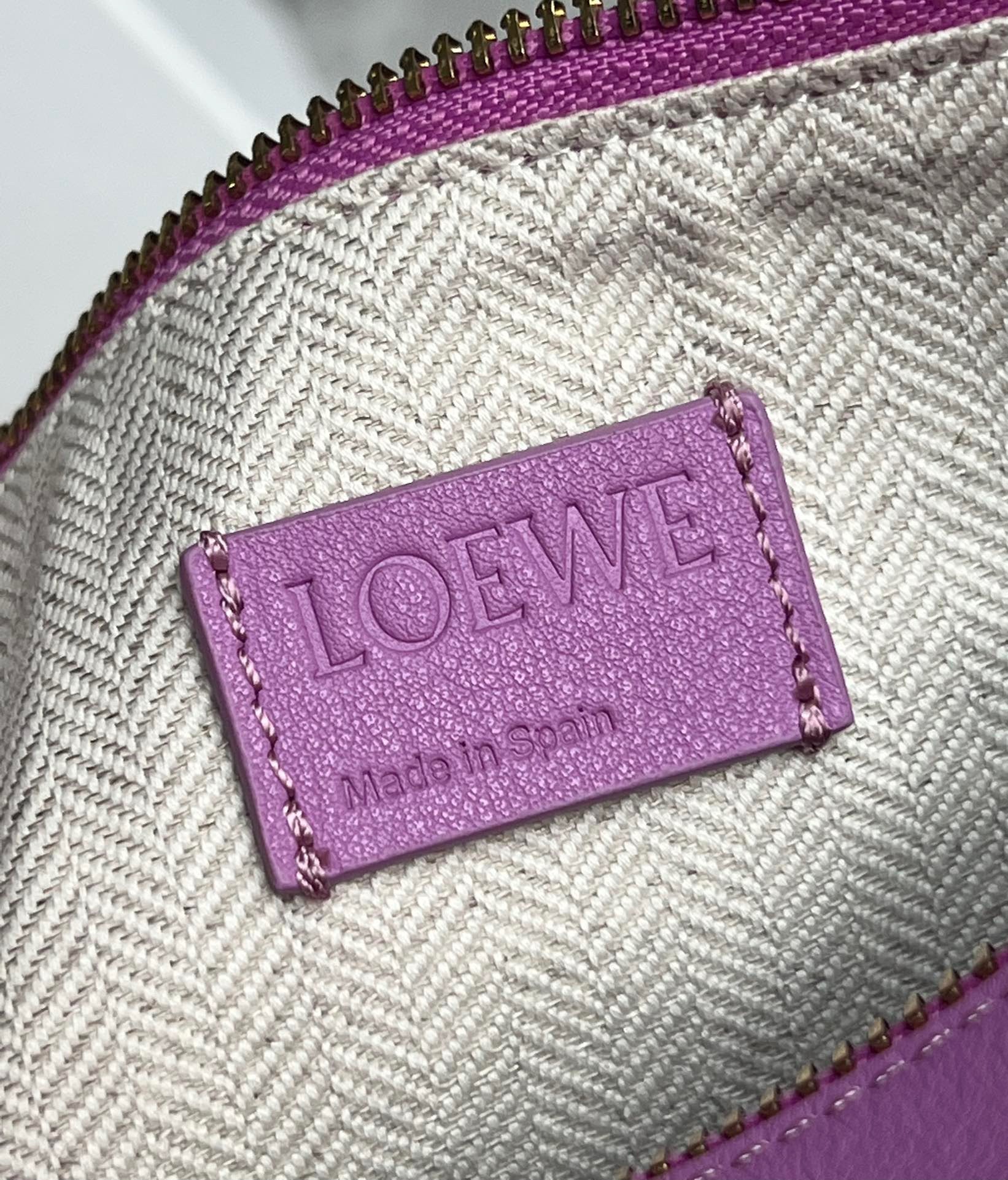 Loewe Mini Hammock Hobo Bag in Rockrose Calfskin