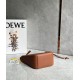 Loewe Mini Hammock Hobo Bag in Brown Calfskin