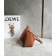 Loewe Mini Hammock Hobo Bag in Brown Calfskin