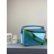 Loewe Small Puzzle Bag In Blue/Blueberry/Lilas Calfskin