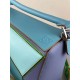 Loewe Small Puzzle Bag In Blue/Blueberry/Lilas Calfskin