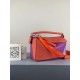 Loewe Small Puzzle Bag In Grapefruit/Mauve/Lilas Calfskin