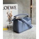 Loewe Puzzle Small Bag In Atlantic Blue Calfskin Leather