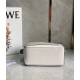 Loewe Puzzle Small Bag In Grey/Cream/White Calfskin