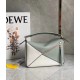 Loewe Puzzle Small Bag In Grey/Cream/White Calfskin