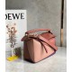 Loewe Puzzle Small Bag In Purple/Caramel/Blossom Calfskin