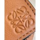 Loewe Mini Puzzle Bag In Brown Calfskin Leather