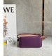 Loewe Puzzle Mini Bag In Purple/Caramel/Blossom Calfskin