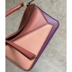 Loewe Puzzle Mini Bag In Purple/Caramel/Blossom Calfskin