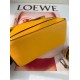 Loewe Mini Puzzle Bag In Yellow Calfskin Leather