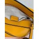 Loewe Mini Puzzle Bag In Yellow Calfskin Leather