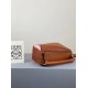 Loewe Mini Puzzle Bag In Brown/Camel/Pink Calfskin