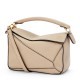 Loewe Puzzle Mini Bag In Sandy Grained Calfskin