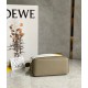 Loewe Puzzle Mini Bag In Ochre/White/Taupe Calfskin