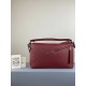 Loewe Large Puzzle Bag In Bordeaux Calfskin