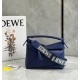 Loewe Puzzle Edge Small Bag In Deep Purple Satin Calfskin