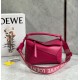 Loewe Puzzle Edge Small Bag In Ruby Red Satin Calfskin