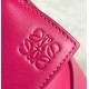 Loewe Puzzle Edge Small Bag In Ruby Red Satin Calfskin