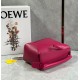 Loewe Puzzle Edge Small Bag In Ruby Red Satin Calfskin