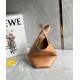 Loewe Mini Puzzle Fold Tote Bag in Tan Calfskin