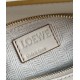 Loewe Puzzle Mini Bag in Multicolor Angora and Beige Calfskin