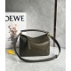 Loewe Puzzle Small Bag In Dark Green Classic Calfskin