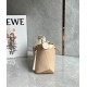 Loewe Puzzle Small Bag in Multicolor Angora and Beige Calfskin