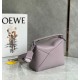 Loewe Puzzle Edge Small Bag In Pale Aubergine Satin Calfskin