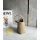 Loewe Mini Pebble Bucket Bag in Sand Grained Leather