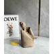 Loewe Mini Pebble Bucket Bag in Sand Grained Leather